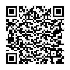 QR-code voor telefoonnummer +19707506495