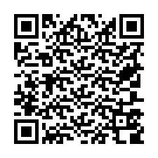 QR kód a telefonszámhoz +19707508003