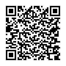 QR Code สำหรับหมายเลขโทรศัพท์ +19707508072