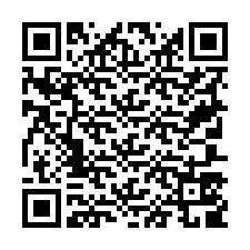 Kode QR untuk nomor Telepon +19707509801