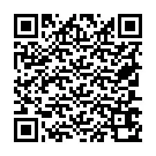 Codice QR per il numero di telefono +19707670243