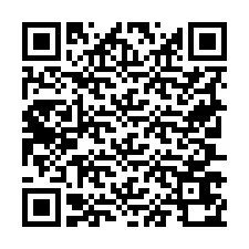 Código QR para número de telefone +19707670366