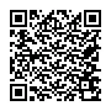 QR Code pour le numéro de téléphone +19707670777