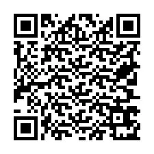 QR-code voor telefoonnummer +19707671423