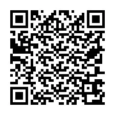 Código QR para número de teléfono +19707672003