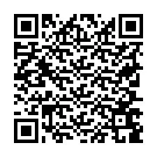 Código QR para número de teléfono +19707689762