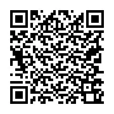 Código QR para número de teléfono +19707760265