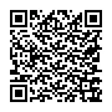 Código QR para número de teléfono +19707767096