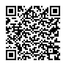 Código QR para número de telefone +19713028612