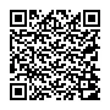 QR Code pour le numéro de téléphone +19714002070