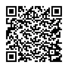 Código QR para número de teléfono +19714003212