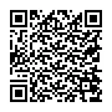 Código QR para número de telefone +19714076482