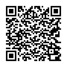 QR Code pour le numéro de téléphone +19722000225