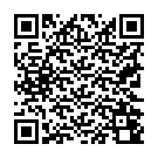 Código QR para número de telefone +19722040595