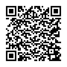 Código QR para número de teléfono +19722043119