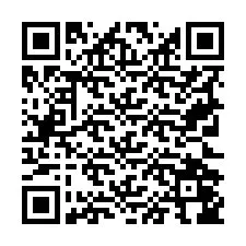 QR kód a telefonszámhoz +19722046705