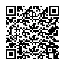 QR-koodi puhelinnumerolle +19722048397