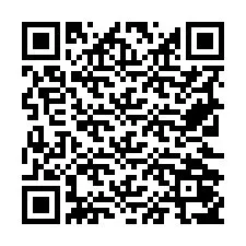 Codice QR per il numero di telefono +19722057387