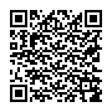 Código QR para número de teléfono +19722186412