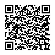 Codice QR per il numero di telefono +19722266616