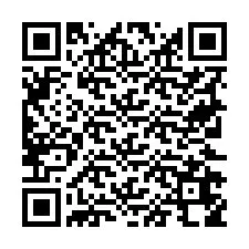 QR-код для номера телефона +19722658186