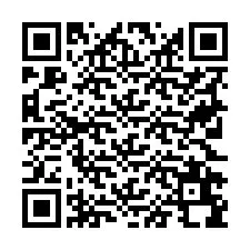 Código QR para número de teléfono +19722698522