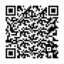 Código QR para número de teléfono +19722749601