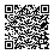 QR Code pour le numéro de téléphone +19724138087