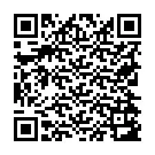 Codice QR per il numero di telefono +19724183896