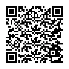 Código QR para número de teléfono +19724413784