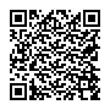 Codice QR per il numero di telefono +19724558466