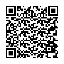 Código QR para número de teléfono +19724838354