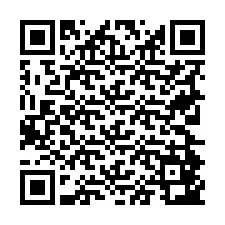 Código QR para número de telefone +19724843432