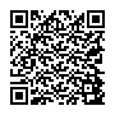 QR-koodi puhelinnumerolle +19724843434