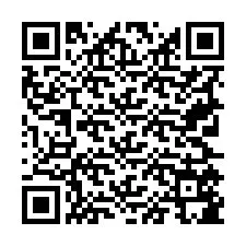 Código QR para número de teléfono +19725585435