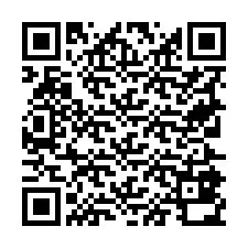 QR-koodi puhelinnumerolle +19725830846