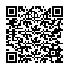 QR Code pour le numéro de téléphone +19725846084