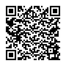 QR Code pour le numéro de téléphone +19725863356