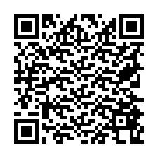 QR-koodi puhelinnumerolle +19725868393