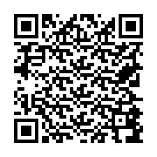 Código QR para número de teléfono +19725896067