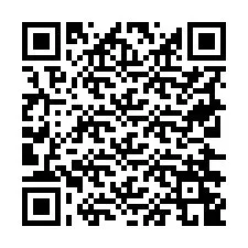 Código QR para número de teléfono +19726249682