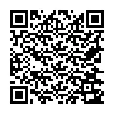 QR Code pour le numéro de téléphone +19726343387