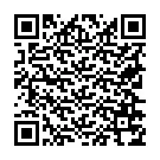 Código QR para número de teléfono +19726774576