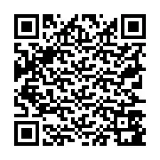 Código QR para número de telefone +19727581890