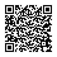 Código QR para número de teléfono +19728674834