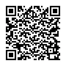 Código QR para número de teléfono +19728920128