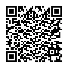 Código QR para número de teléfono +19734924489