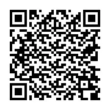 Código QR para número de teléfono +19738208496