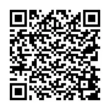 QR kód a telefonszámhoz +19738407064