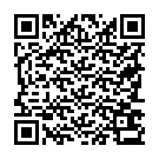 Código QR para número de teléfono +19783633382